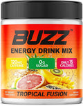 Energy Drink Powder - Energy Boost Drink Mix - Sugar-Free Energy with Antioxidants - Morning Kickstart and Sports Nutrition Endurance Product - 30 Servings 8 Ounces (Tropical Fusion)