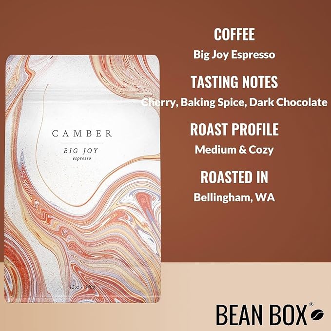 Bean Box Coffee Sampler - Roasted by Camber 4-Pack Whole Bean Coffee Gourmet Coffee