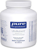 Pure Encapsulations UltraNutrient - Minerals &amp Multivitamins - Supports Liver &amp Heart Health* - Supplement for Antioxidants - with Vitamin C CoQ10 &amp More - Gluten Free - 180 Capsules