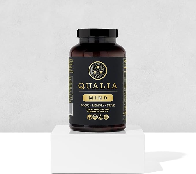 Qualia Mind | The Ultimate Blend for Brain Health* | Doctor-Formulated Nootropic to Fuel Focus &amp Concentration* | Supports Long Term Brain Health| Maintain Drive &amp Productivity