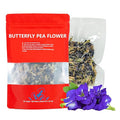 100% Dried Butterfly Pea Flower Buds 1050 Count 2.96 oz Floral Scent Re-Steep Pure Natural Herbal Tea for Flower Tea for Cooking Cocktails Smoothies and Skin Effect