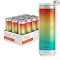 Hiyo Organic Social Tonic - Watermelon Lime 12 Pack - N.A. Functional Seltzer Sparkling Water Crafted with Organic Adaptogens Nootropics &amp Botanicals