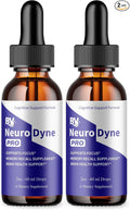 BLUE VIBE NeuroDyne Drops Neuro Dyne Advanced Strength Overall Health &amp Wellness Support Supplement NeuroDyne Premium All Natural Daily Health and Overall Energy Formula (2 Pack - 4oz / 120ml)