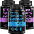 MEDCHOICE Sleep Melatonin (180ct) and Nootropic Brain (60ct) Supplement Bundle - Wellness Duo for Sleep Brain Focus &amp Mood Support - Vegan Non-GMO Gluten-Free