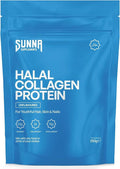 SUNNA SUPPLEMENTS Grass-Fed Halal Collagen Powder - Type I &amp III Hydrolyzed Bovine Peptides for Joint Skin Hair &amp Nail Support - High Protein Gluten-Free Keto &amp Paleo Friendly - Unflav