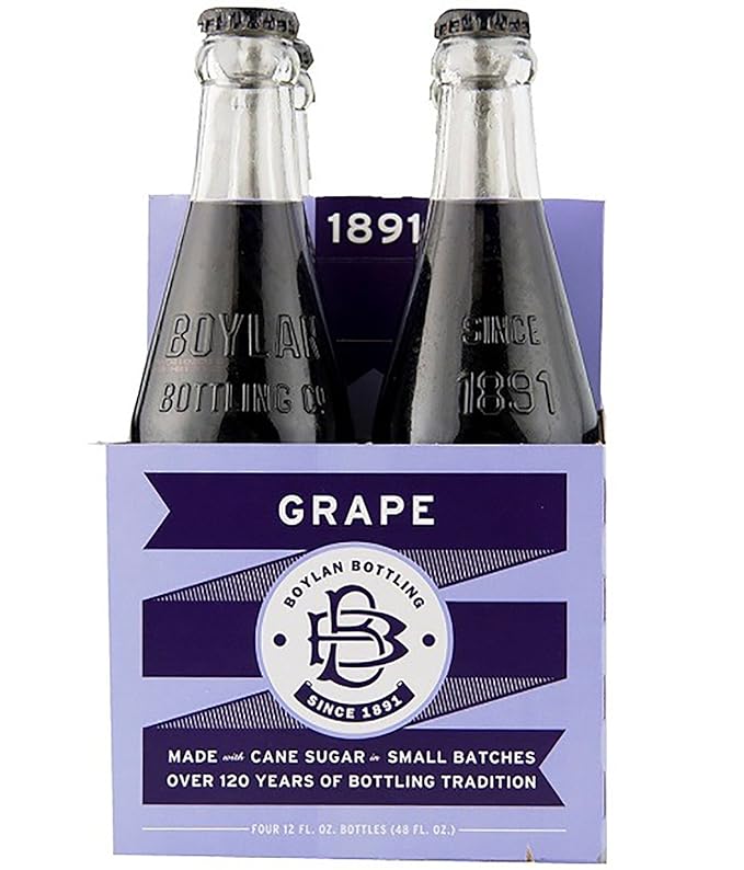 Boylan Grape Soda 12 fl oz 12 Count
