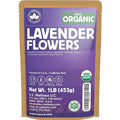 Lavender Tea 1LB (16Oz) 100% Certified Organic| Lavender Flowers Dried | Loose Lavender Tea| Perfect for Tea Baking Lemonade DIY Beauty Sachets &amp Fresh Fragrance | 100% Raw Albanian Harvest |