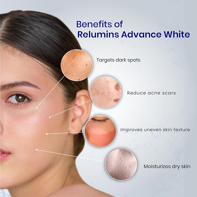 Relumins Advanced White Glutathione Capsules - Max Strength Brightening Supplement with ALA Placenta Rose HIPS &amp Vitamin C - Fights Oxidative Stress Supports Collagen &amp Made in USA - 10 Bot