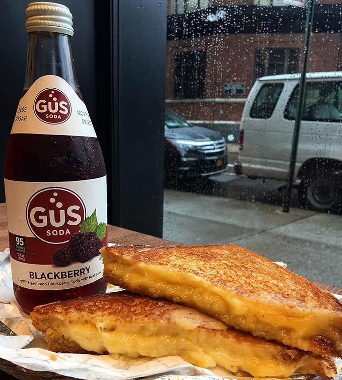 GuS Soda - Dry Blackberry - 12 oz (6 Glass Bottles)