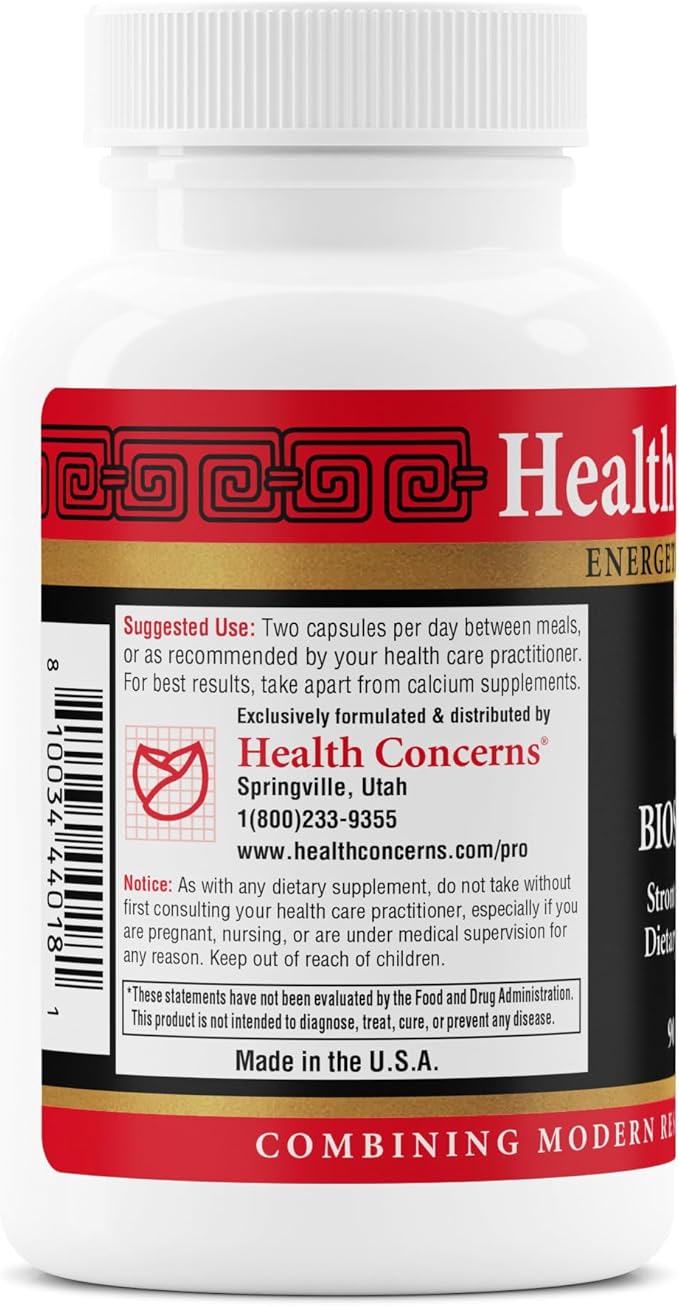 Health Concerns BioStrong – Bone Strength &amp Density Support Supplement – Strontium &amp BioPerine Black Pepper Extract for Joint Mobility – Chinese Herbal Blend for Men &amp Women – 90 Capsules