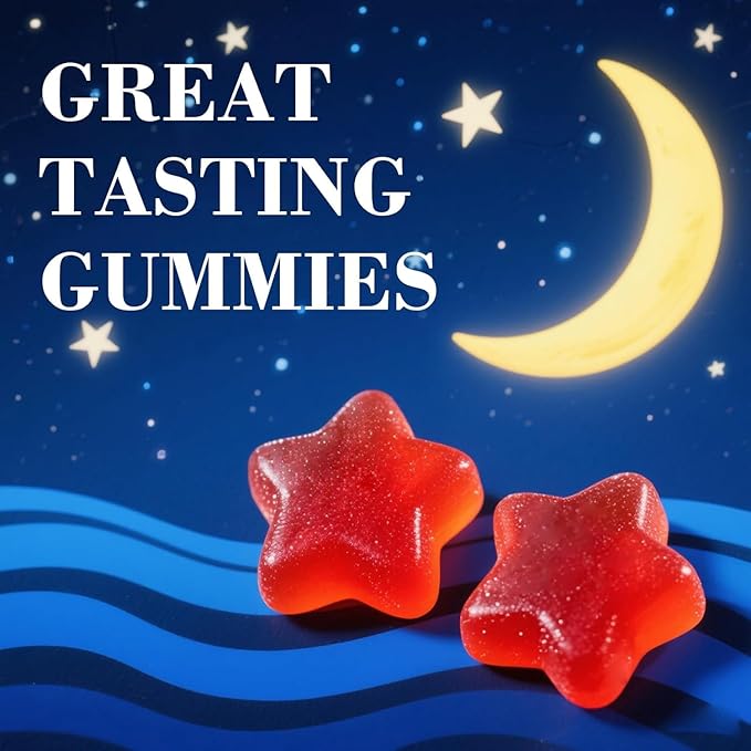 JRR LyraSleep Natural Sleep Aid Gummies - Fall Asleep Quickly and Gently in 30 Minutes- Effective Melatonin 6 mg Sleep+ Gummies for Adults a Restful Night's Sleep -60 Count (1pc)