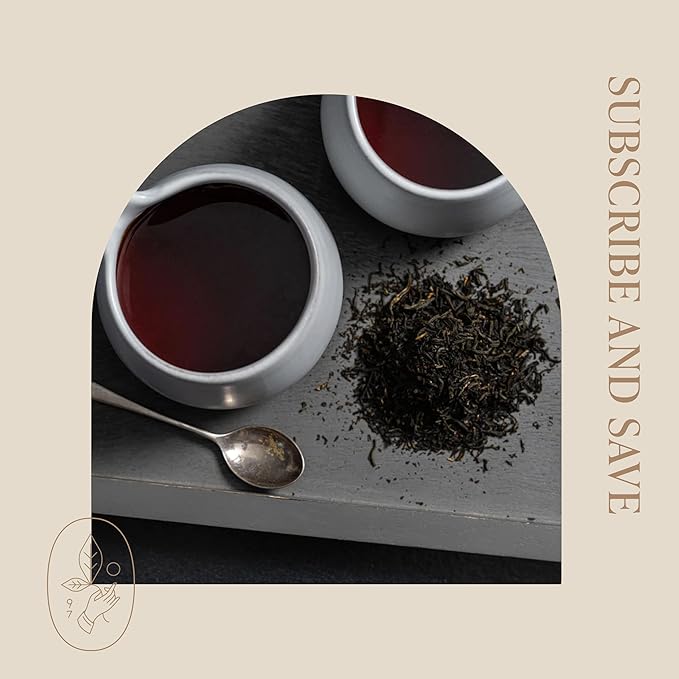 Rishi Tea Earl Grey Tea - Organic Loose Leaf Pure Black Tea with Bergamot Oil Energizing &amp Caffeinated - 16 Ounces 50+ Servings