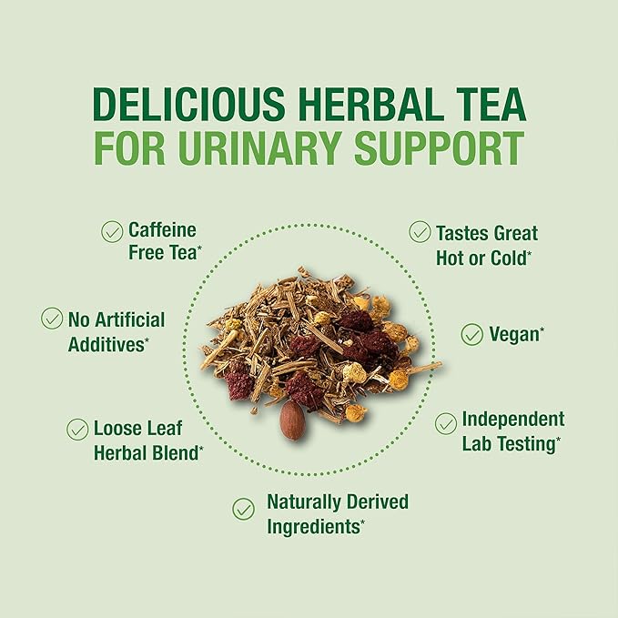 Bell Ezee Flow Urinary Support Tea for Men -A Natural Solution - Helps Ease The Flow and Normalize Urinary Frequency Without The Burning and Dribbling