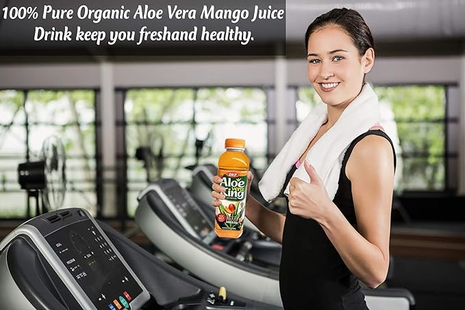 Okf Aloe Vera King Mango Drink 16.9oz (Pack of 10)