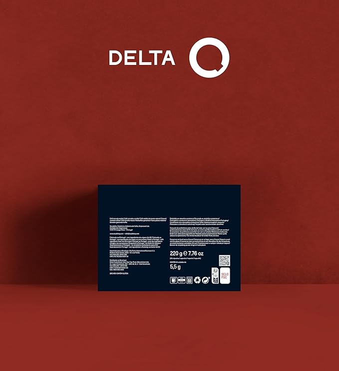 Delta Q Espresso Pods for Delta Q machines Qalidus - Intensity 10 Notes of Caramel XL Pack - 40 Capsules