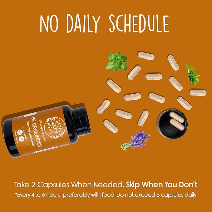 Happy Healthy Hippie Fungi Fuel Mushroom Coffee &amp Be Grounded Stress Relief Supplement