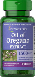 Puritan's Pride Oil of Oregano Extract 150 mg Softgels 180 Count