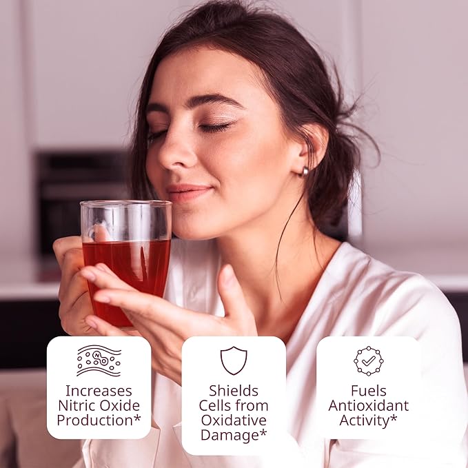 VINIA English Breakfast Black Tea Bags Made with Organic Tea Infused with Piceid Resveratrol for Heart Health Nitric Oxide Physical Energy Alertness Blood Flow Keto Kosher NON-GMO. 30 Ct