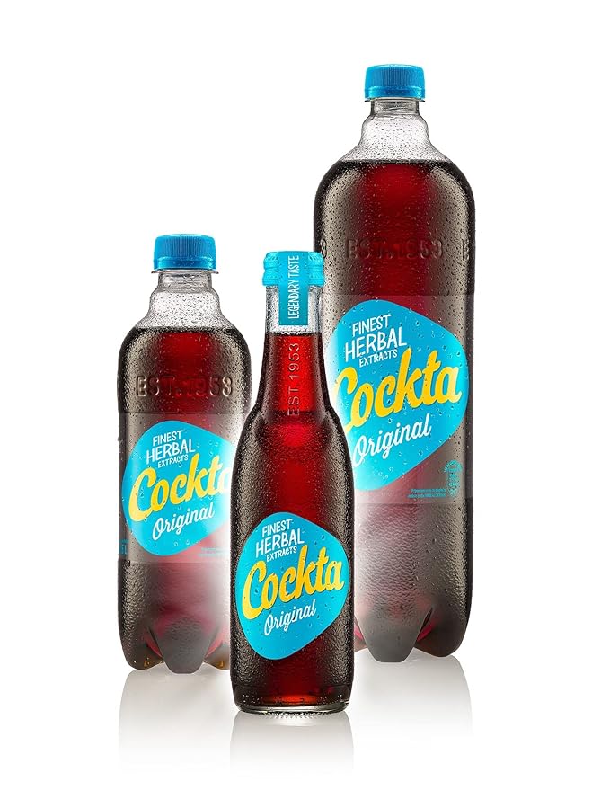 Cockta Original Soft Drink 4 Bottles 1.5 Liters - Non-Alcohol Slovenian Delight Perfect for Any Occasion