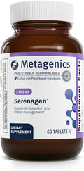 Metagenics Serenagen Supplement - Herbal Stress Management with Asian Ginseng &amp Chinese Herbs - Supports Calm Focus Energy &amp Sleep* - Non-GMO Gluten-Free Vegetarian - 60 Tablets