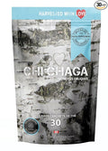 Premium 100% Wild Harvested Chaga Mushroom &amp Peppermint Combo - 30 Tea Bags