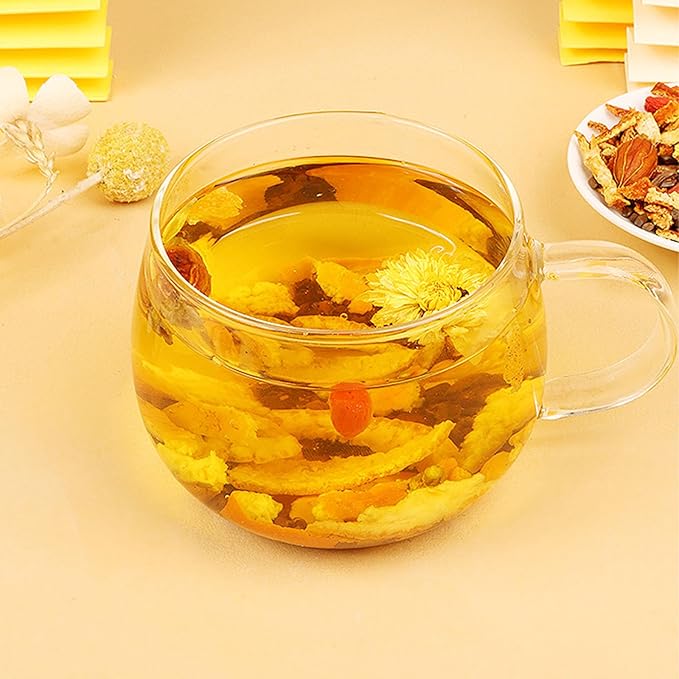 KWOLYKIM 5 Bags Dandelion Wolfberry Tea Bags Dandelion Tea Chrysanthemum Tea Chinese Wolfberry Tea Bags (60pcs/5 boxes)