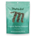 Mighty Leaf Organic Spring Jasmine Green Tea – 1 lb Bulk Loose Leaf Bag – Lightly Caffeinated Premium Whole Leaf Green Tea Naturally Scented with Jasmine Blossoms – Hot or Iced Brewing