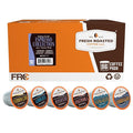 Fresh Roasted Coffee Italian Craft Coffee Variety Pack Artisan Blend Dark Roast Kosher 96 Pods for K cup Brewers