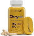 LongLifeNutri Chrysin 500mg – 180 Vegetarian Capsules from Passion Flower 5 7-Dihydroxyflavone Natural Antioxidant for Overall Wellness 6-Month Supply GMP Certified Made in USA
