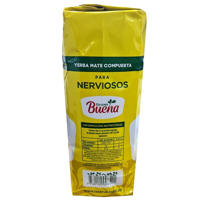 La Selva Yerba Mate Para Nerviosos 1 kg