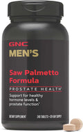 GNC Mega Men Saw Palmetto Support for Healthy Hormone Levels 240 Tablets