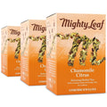 Mighty Leaf Chamomile Citrus Herbal Tea – 45 Count (3 Packs of 15) Whole Leaf Pyramid Tea Bags – Caffeine-Free Soothing Blend with Citrus &amp Floral Notes