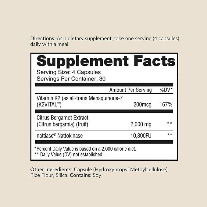 Pure Blood - Advanced Circulatory Support Clinically Dosed Ingredients Cholesterol &amp Lipid Balance Clean + Transparent Formula 120 Capsules