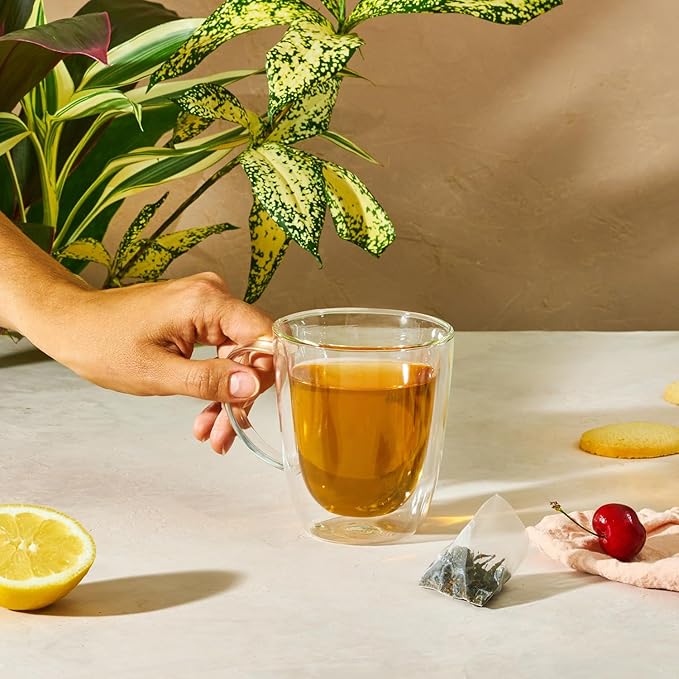 Teatulia Organic Oolong Tea Bags (50 Pyramid Sachet Teabags) Whole Leaf Tea. 100% Compostable And Sustainably Grown In Bangladesh. Best Oolong Tea