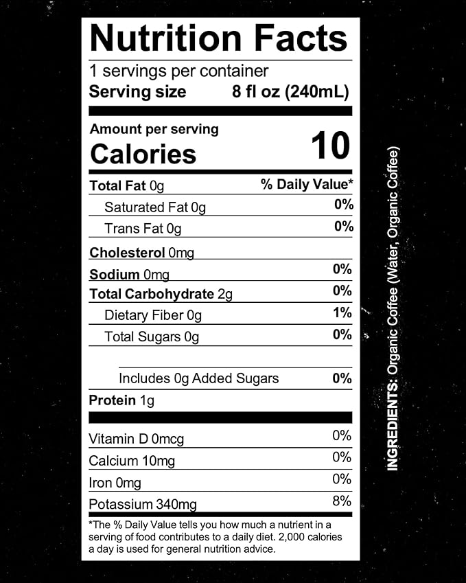 Jolene Coffee – Black Cold Brew | 8oz Cans | Smooth Bold Dairy-Free Gluten-Free Non-GMO (12 Cans Black Cold Brew)