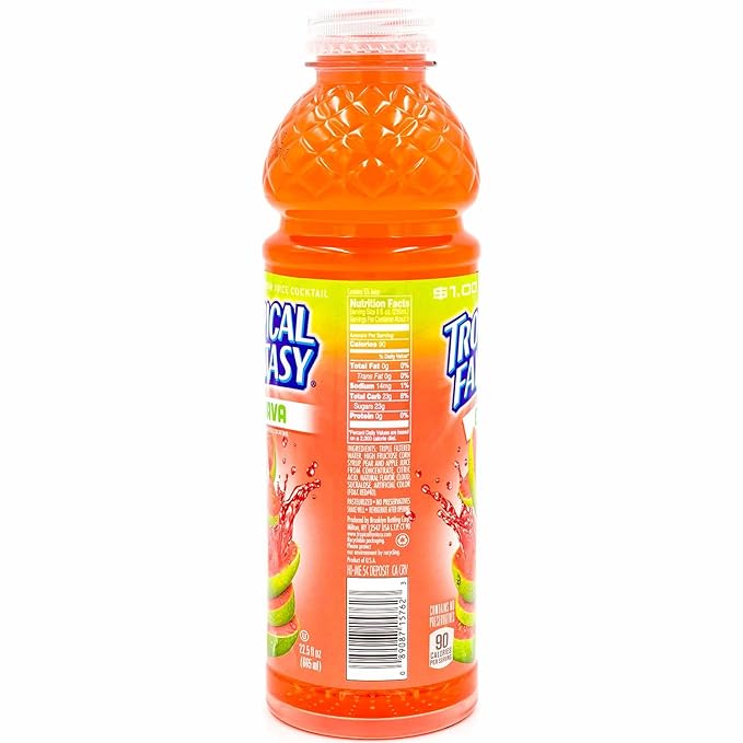 Tropical Fantasy Guava Juice Cocktail 22.5 Ounce (Pack of 24)