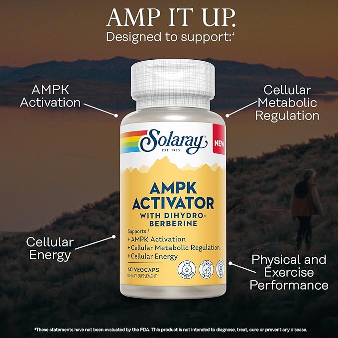 SOLARAY AMPK Activator with Dihydroberberine 60 CT