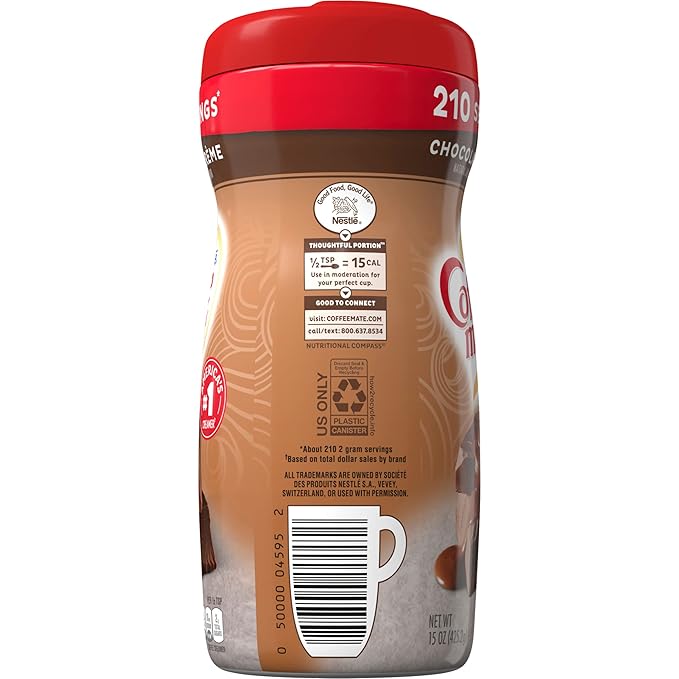 Coffee-mate Nestle Coffee Creamer Creamy Chocolate 10.2 Ounce (Pack of 1) 11001398