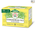 Tadin Lemongrass Herbal Tea Caffeine Free 24 Tea Bags Per Box Pack of 6