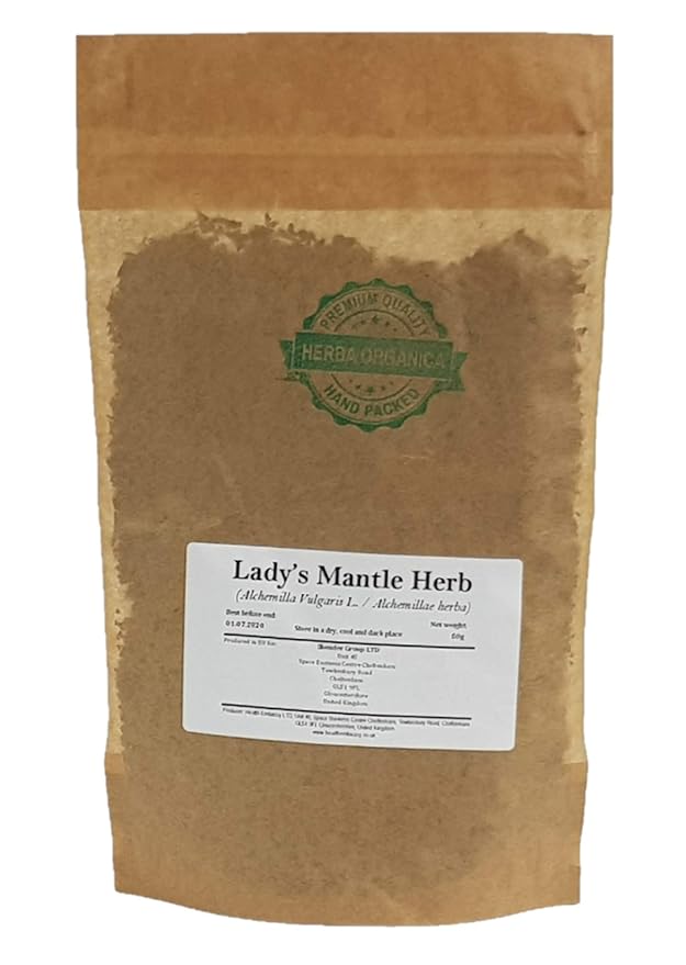 Herba Organica Lady's Mantle Herb - Alchemilla Vulgaris L - Herbal Tea (50g)