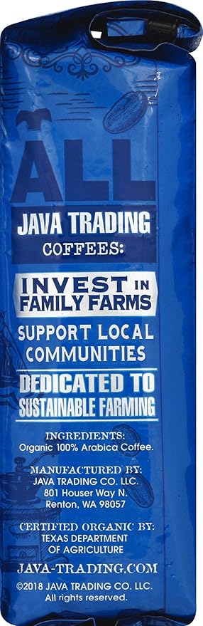 Java Trading Company Organic Ground Coffee Peru Chanchamayo 10 Oz