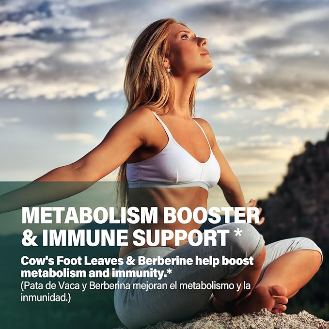 Pata de Vaca - Natural Blood Health &amp Metabolism Support Capsules.90Capsules