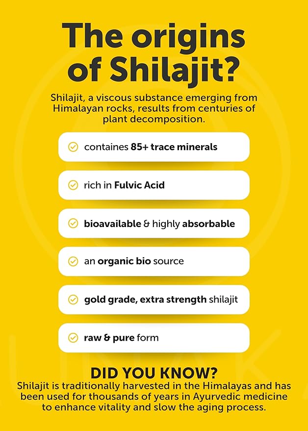Lunakai USA Made Collagen Gummies &amp Shilajit Capsules Bundle - Hair Skin Nails and Energy Support