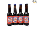 Premium Fitz's Soda Pop 12oz Glass Bottle Pack of 4 Soft Drink Fitz Fitzs (Regular Rootbeer Root Beer)