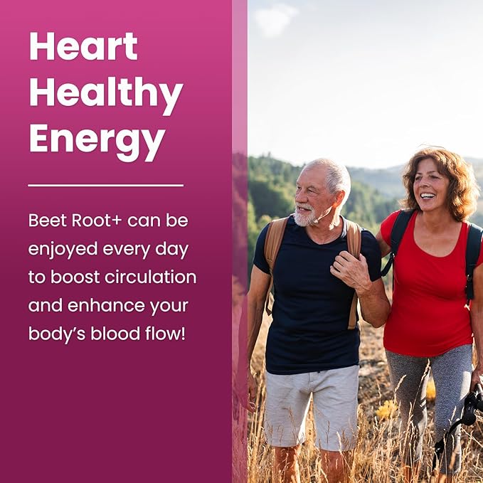 NutraChamps Beet Root Powder Circulation Supplement Superfood Powder Nitric Oxide with Beetroot Juice Super Reds &amp Grape Seed Extract No Sugar Beet Supplement - 8.74 Oz