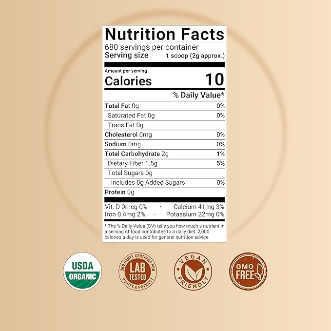 Organic Ceylon Cinnamon Powder 3lbs | True Sri Lanka Bark Source – Freshly Ground Sticks – Raw Cinnamon Spice Flavor &amp Aroma – Non-GMO Filler Free No Gluten