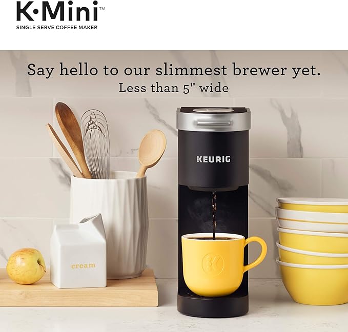 Keurig K-Mini Single Serve Coffee Maker with Green Mountain Coffee Roasters Nantucket Blend Medium Roast 32 ct K-Cup Coffee Pods