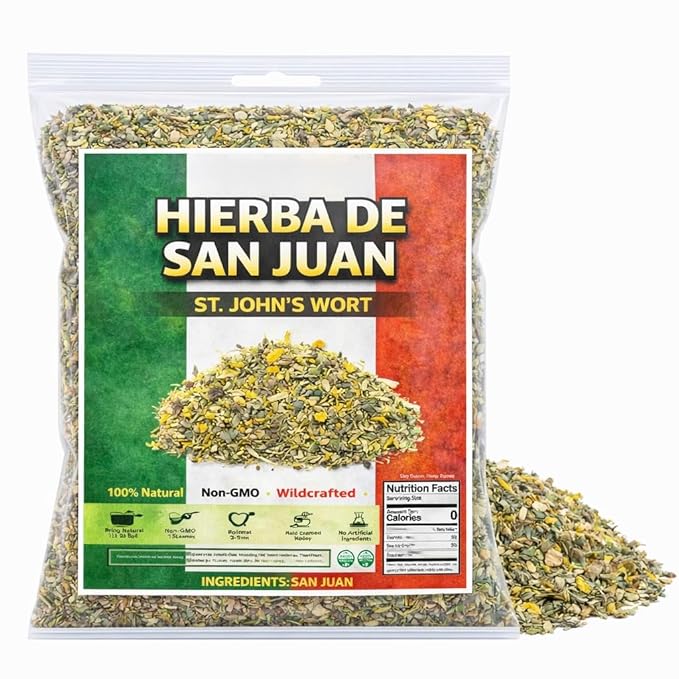 Herbalista - St. John's Wort Flower Tea Hierba de San Juan Te - 100% Natural &amp Aromatic Herbal Beverage - IMPORTED FROM MEXICO (1Lb)