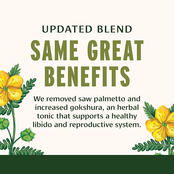 Banyan Botanicals Organic Men’s Support – Male Reproductive Vitality &amp Prostate Health Supplement – with Gokshura Ashwagandha &amp Saw Palmetto for Systemic Strength – 90 Tablets – USDA Organic