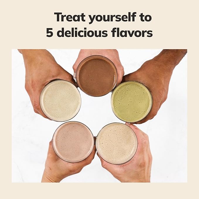 Ka’Chava All-In-One Nutrition Shake Blend 5 Flavor Sample Pack 5 Servings 85+ Superfoods &amp Nutrients Meal Replacement Greens Plant-Based Superfood Powder Protein Drink Digestive Enzymes &amp
